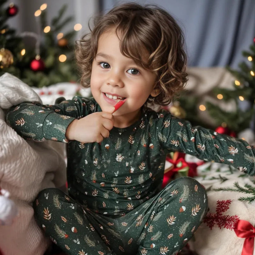 Christmas Tree Family Matching Pajamas (with Pet's dog clothes) - Xmaspajamas