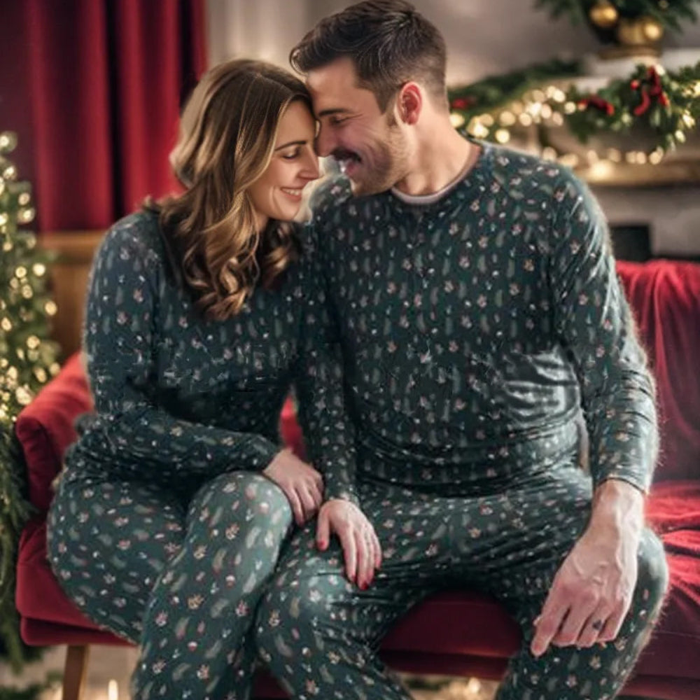 Christmas Tree Family Matching Pajamas (with Pet's dog clothes) - Xmaspajamas