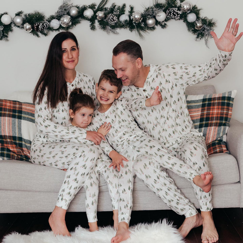 Christmas Tree Family Matching Pajamas (with Pet's dog clothes) - Xmaspajamas