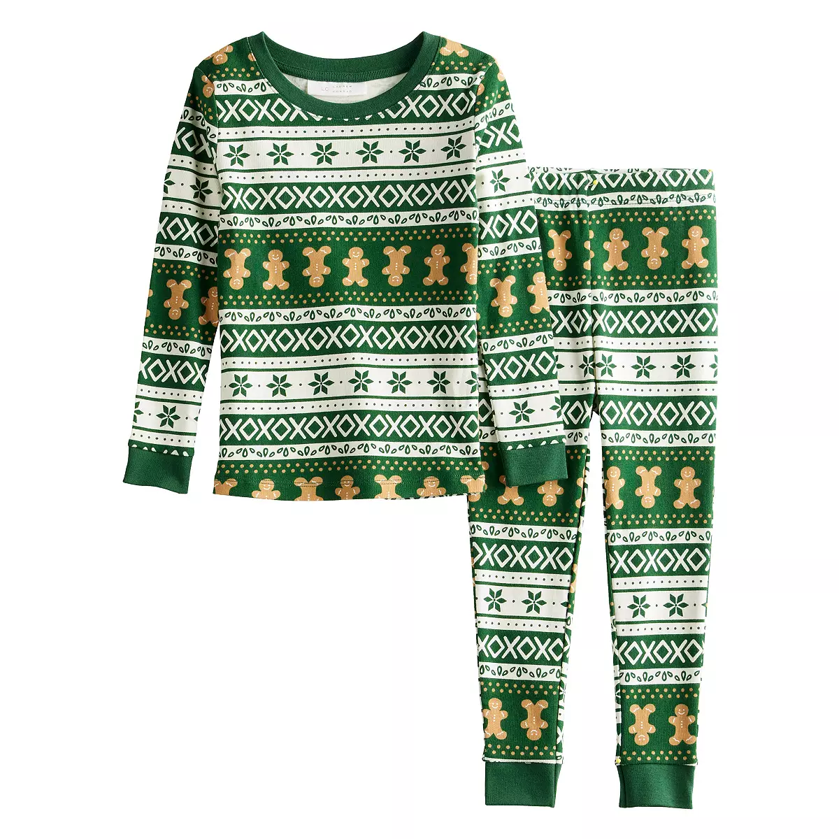 Green Gingerbread Family Christmas Matching Pajamas sets - Xmaspajamas