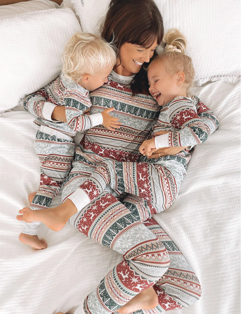 Christmas Print Family Matching Pajamas Sets (with Pet's dog clothes) - Xmaspajamas